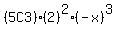 %285C3%29%282%29%5E2%28-x%29%5E3