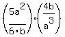 %285a%5E2%2F6b%29%284b%2Fa%5E3%29