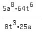%285a%5E8%2A64t%5E6%29%2F%288t%5E3%2A25a%29