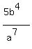 %285b%5E4%29%2F%28a%5E7%29