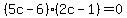 %285c-6%29%282c-1%29=+0