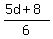 %285d%2B8%29%2F6