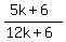 %285k%2B6%29%2F%2812k%2B6%29