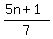 %285n%2B1%29%2F7