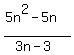 %285n%5E2-5n%29%2F%283n-3%29