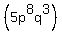 %285p%5E8q%5E3%29