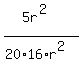 %285r%5E2%29%2F%2820%2A16%2Ar%5E2%29