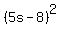 %285s+-+8%29%5E2
