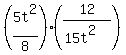 %285t%5E2%2F8%29%2812%2F%2815t%5E2%29%29
