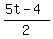 %285t-4%29%2F2