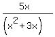 %285x%29%2F%28%28x%5E2%2B3x%29%29
