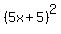 %285x%2B5%29%5E2