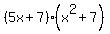 %285x%2B7%29%28x%5E2%2B7%29