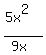 %285x%5E2%29%2F%289x%29