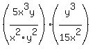 %285x%5E3y%2Fx%5E2y%5E2%29+%2A+%28y%5E3%2F15+x%5E2%29+