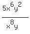 %285x%5E6y%5E2%29%2F%28x%5E8y%29
