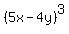 %285x-4y%29%5E3