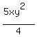 %285xy%5E2%29%2F4