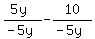 %285y%29%2F%28-5y%29-10%2F%28-5y%29