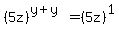 %285z%29%5E%28y%2By%29+=+%285z%29%5E1