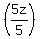 %285z%2F5%29