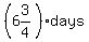 %286%263%2F4%29days