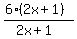 %286%282x%2B1%29%29%2F%282x%2B1%29