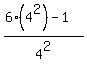 %286%284%5E2%29-1%29%2F4%5E2