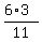%286%2A3%29%2F11