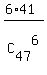 %286%2A41%29%2FC%5B47%5D%5E6