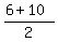 %286%2B10%29%2F2