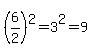 %286%2F2%29%5E2=3%5E2=9