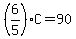 %286%2F5%29C=90