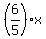 %286%2F5%29x