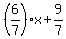 %286%2F7%29x%2B9%2F7