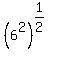 %286%5E2%29%5E%281%2F2%29