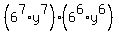 %286%5E7%2Ay%5E7%29%2A%286%5E6%2Ay%5E6%29