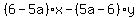 %286-5a%29x-%285a-6%29y