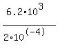 %286.2%2A10%5E3%29%2F%282%2A10%5E-4%29