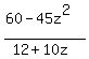 %2860-45z%5E2%29%2F%2812%2B10z%29
