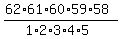 %2862%2A61%2A60%2A59%2A58%29%2F%281%2A2%2A3%2A4%2A5%29