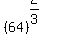 %2864%29%5E%282%2F3%29