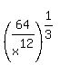 %2864%2Fx%5E12%29%5E%281%2F3%29