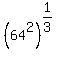 %2864%5E2%29%5E%281%2F3%29
