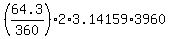 %2864.3%2F360%29%2A2%2A3.14159%2A3960