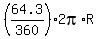 %2864.3%2F360%29%2A2pi%2AR