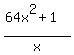 %2864x%5E2%2B1%29%2Fx