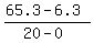 %2865.3-6.3%29%2F%2820+-+0%29