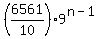 %286561%2F10%299%5E%28n-1%29