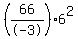 %2866%2F-3%29%2A6%5E2